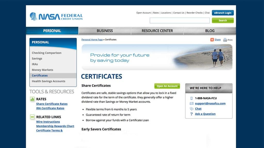 NASA FCU Has CD Deals That Are Out Of This World