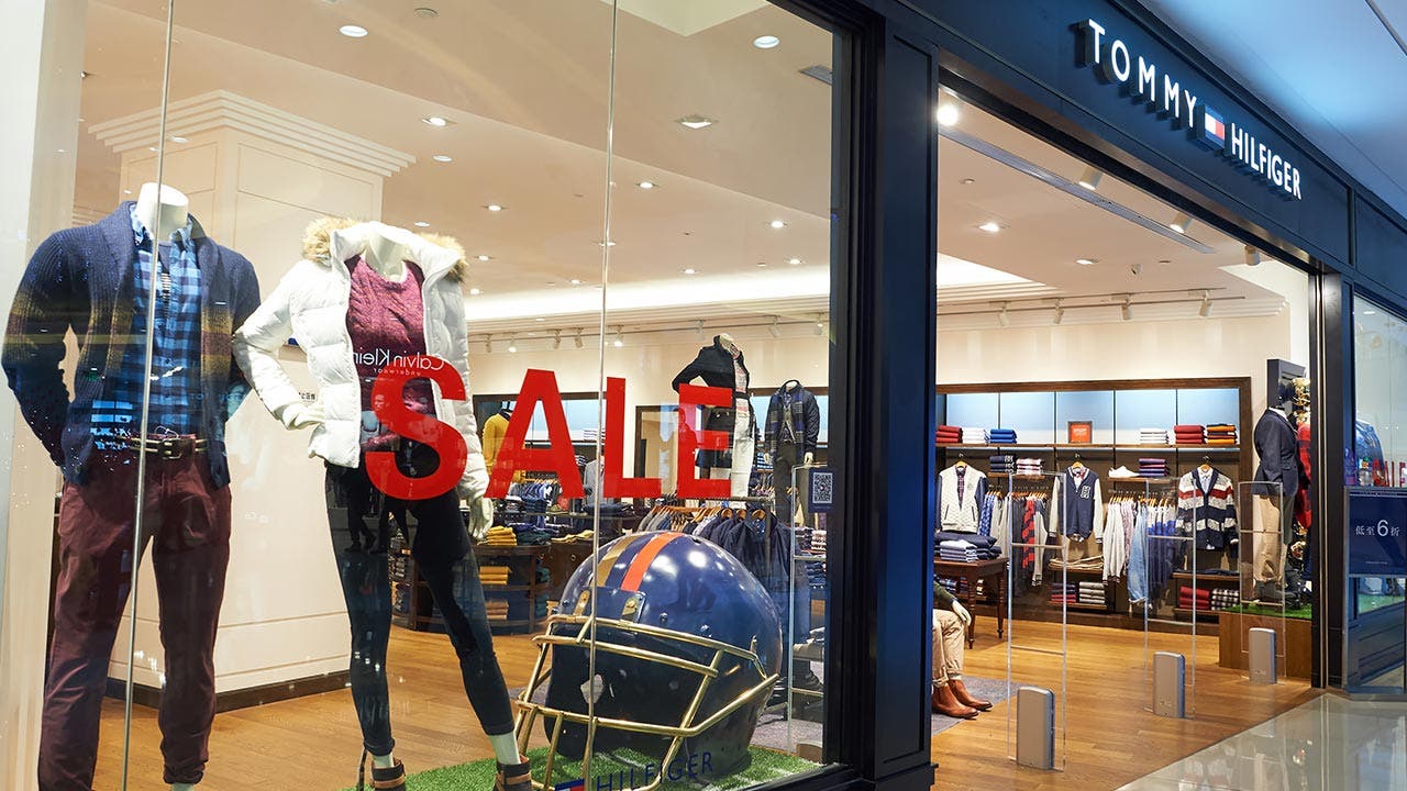 Apparel store display