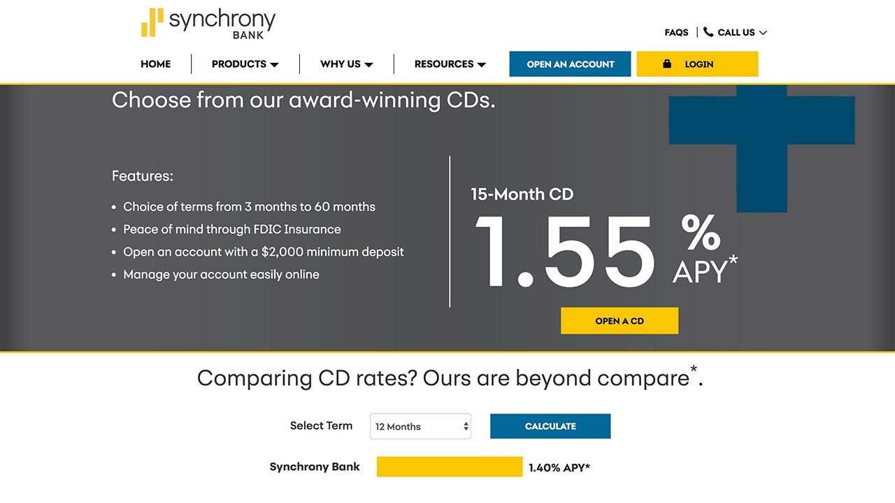 Shortterm savings goal? Check out Synchrony Bank’s 15month CD
