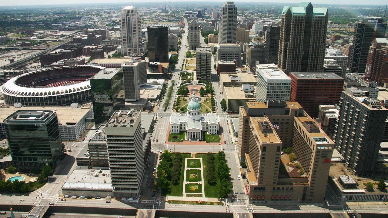 St. Louis and Old Courthouse