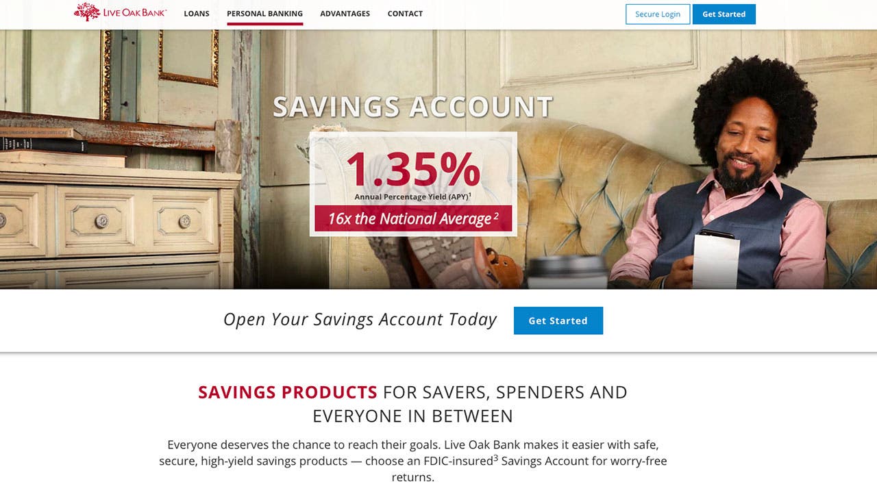 Live Oak Bank’s high-yield savings account crushes the competition