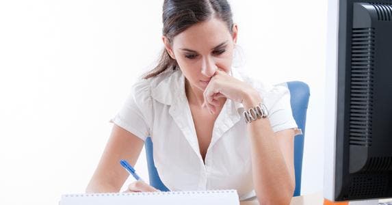A woman thinking © iStock
