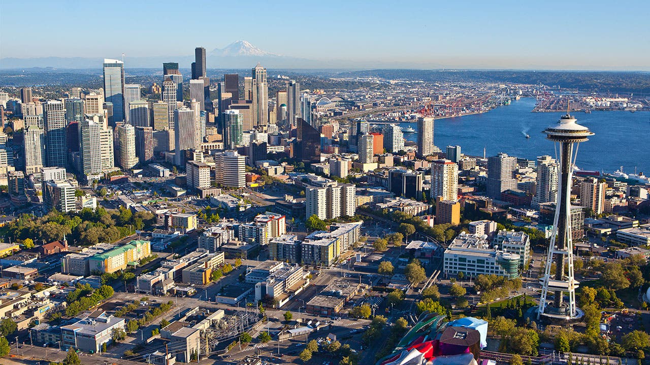 The Seattle skyline