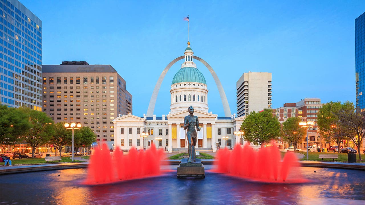 The Gateway Arch in St. Louis
