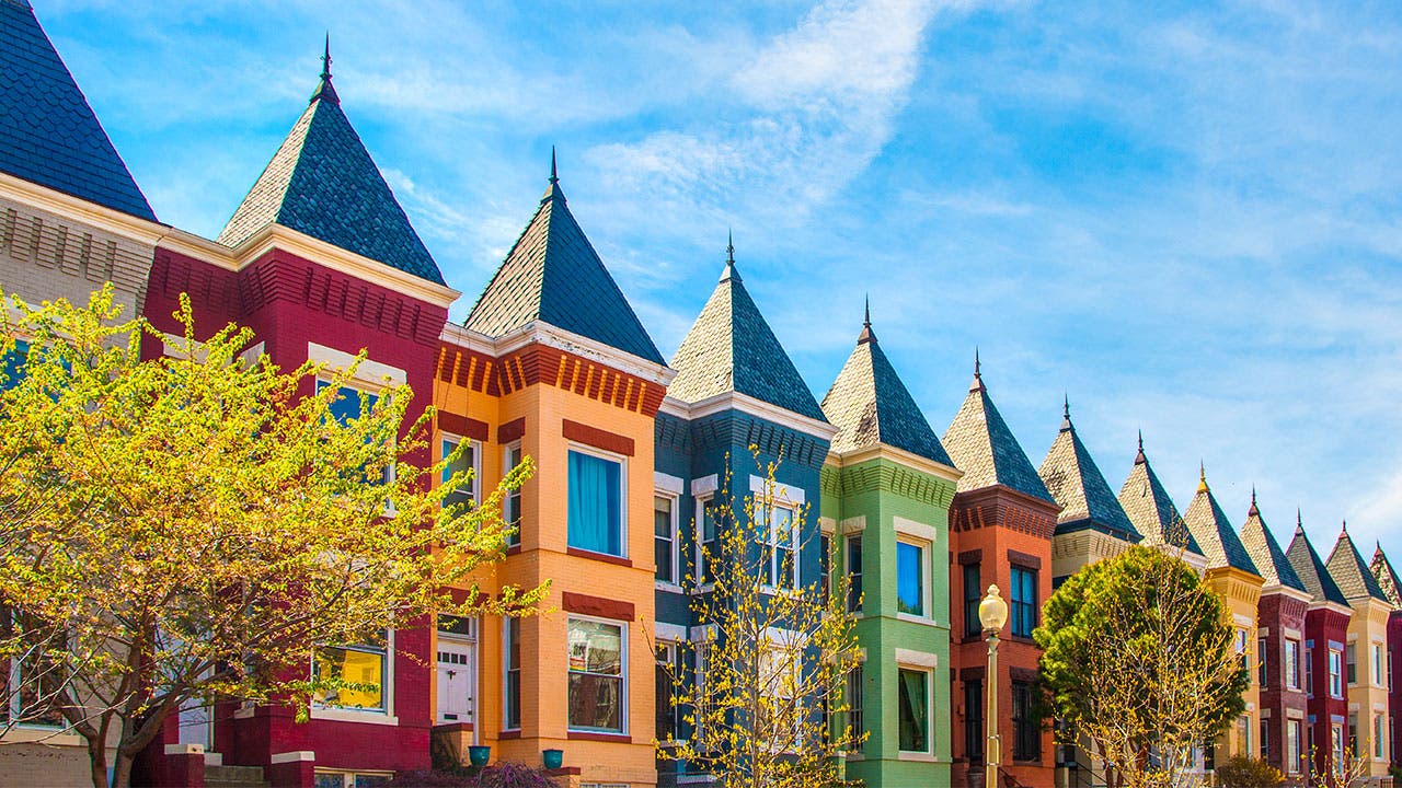 Rowhouses in DC