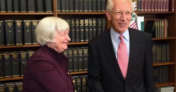 Janet Yellen and Stanley Fischer © United States Government Work
