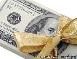 Consider the money a gift and repayment a bonus