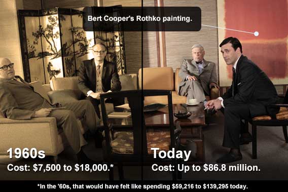 Bert Cooper's Rothko painting