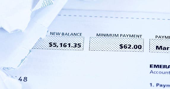 A big balance is OK if you pay on time © iStock