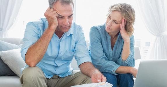 Concerned senior couple © iStock