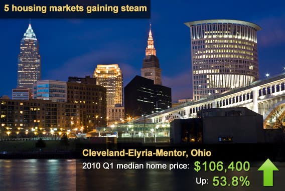 5 housing markets gaining steam