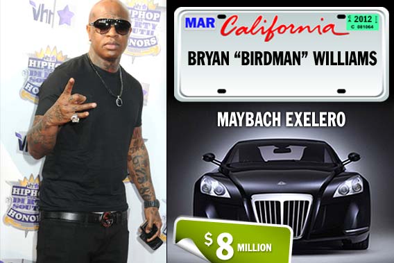 Top celebrities and their pricey rides - Bryan Birdman Williams Top celebrities and their pricey rides - Bryan Birdman Williams