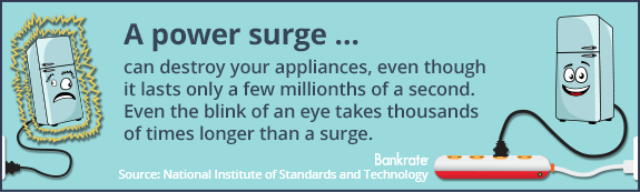 A power surge can destroy ... © Bigstock