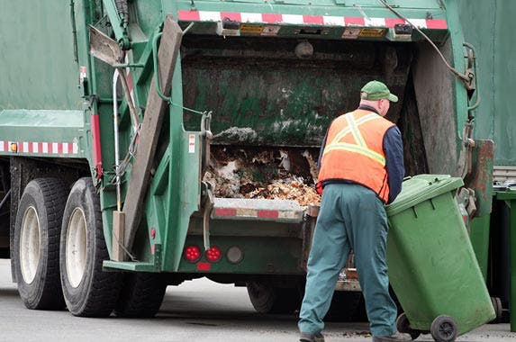 Refuse and recyclable material collectors Refuse and recyclable material collectors | kozmoat98/Getty Images