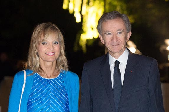 Bernard Arnault and Helene Mercier Bernard Arnault and Helene Mercier © Stephane Cardinale/People Avenue/Corbis