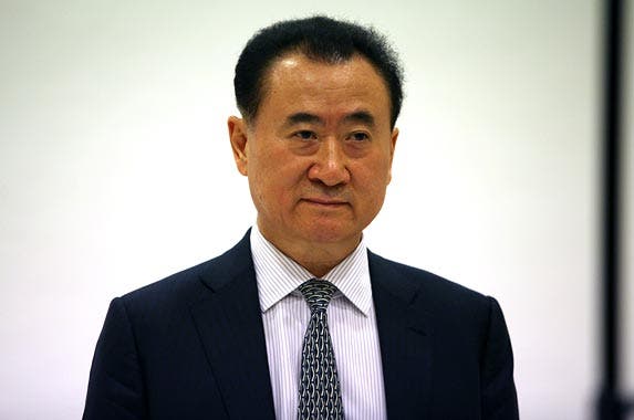 Wang Jianlin and Lin Ning Wang Jianlin and Lin Ning © Imaginechina/Corbis