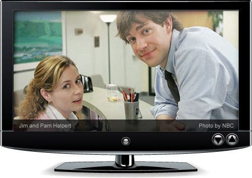 Pam and Jim Halpert of The Office