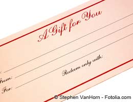 Sell gift certificates Sell gift certificates