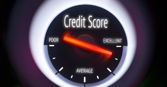 Credit score gauge © iStock