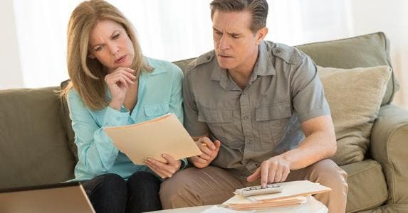 Older couple confused over letter © iStock