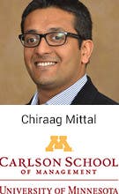 Chiraag Mittal, Universiy of Minnesota