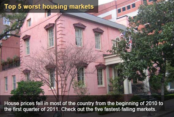 Top 5 worst housing markets