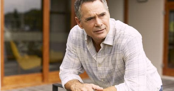 Is a trust untouchable in bankruptcy? Man leaning on railing | Morsa Images/DigitalVision/Getty Images