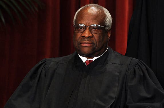 Associate Justice Clarence Thomas © Roger L. Wollenberg/Pool/Corbis