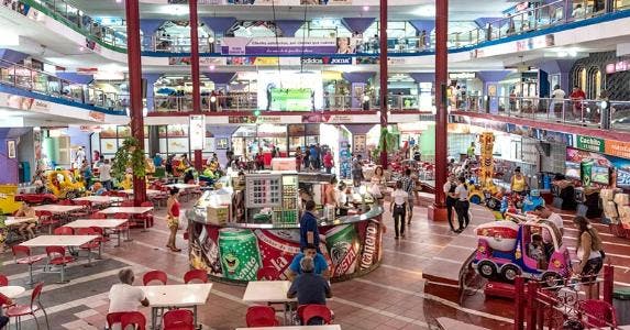Take cash, not credit cards, when visiting Cuba A food court in mall, Cuba | Roberto Machado Noa/LightRocket/Getty Images