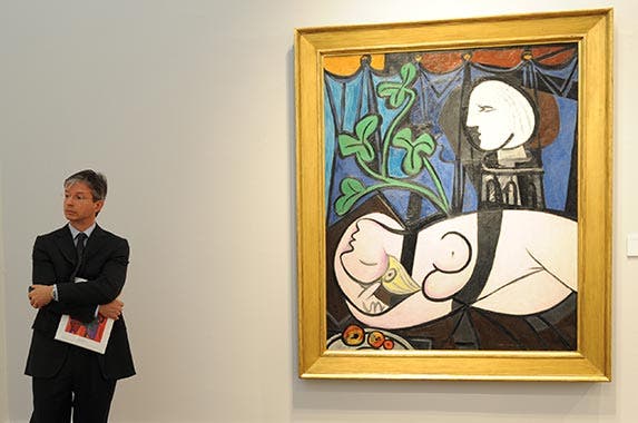 Nude, Green Leaves and Bust Nude, Green Leaves and Bust | STAN HONDA/Getty Images