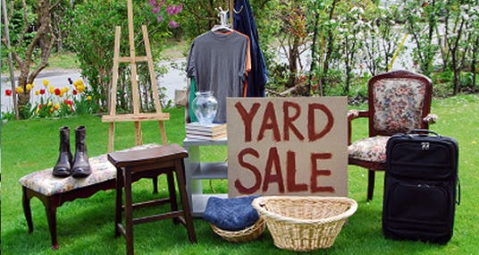 6 tips for a successful yard sale
