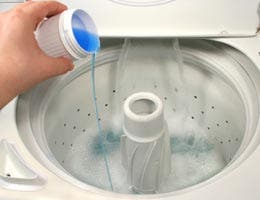 Use less detergent