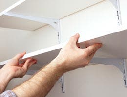 Turn a small wall into storage