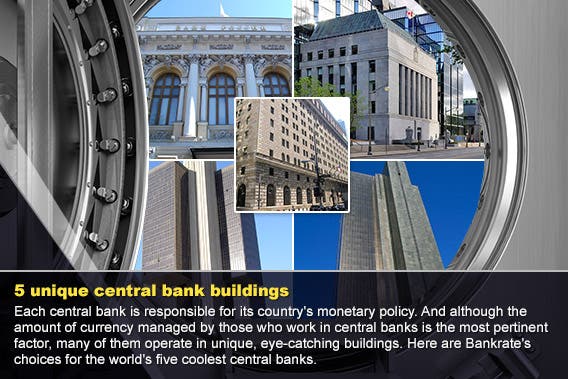 5 unique central bank buildings