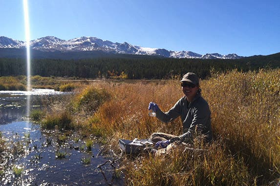 Photo courtesy of the Geological Society of America. GeoCorps America is a program of the Geological Society of America, in cooperation with the Bureau of Land Management, the National Park Service, and the U.S. Forest Service.