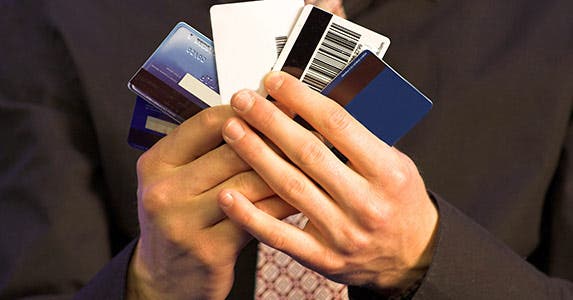 Multiple credit card hocus-pocus © iStock