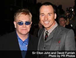 Sir Elton John and David Furnish Sir Elton John and David Furnish