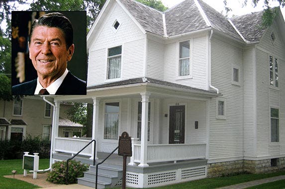 Ronald Reagan Ronald Reagan | The White House; House: Ronald Reagan Boyhood Home & Visitors Center