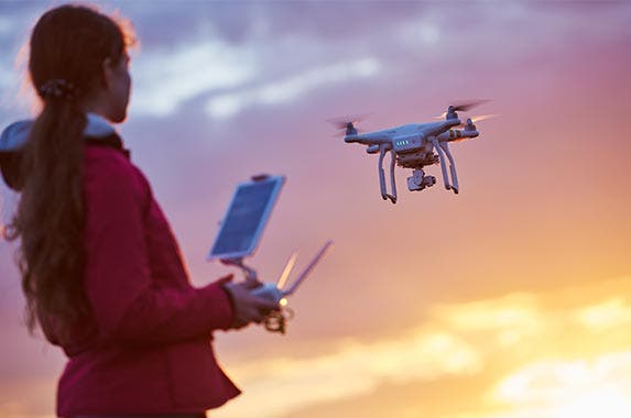 Drone and a 2-hour pilot lesson Drone and a 2-hour pilot lesson © Dmitry Kalinovsky/Shutterstock.com