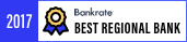 Bankrate's 2017 Best Regional Bank Award