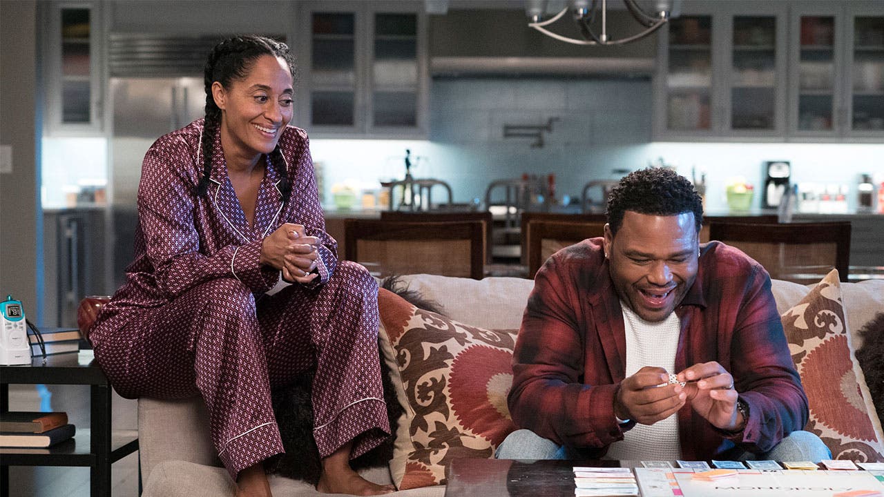 Andre and Rainbow Johnson in ABC's "Black-ish"