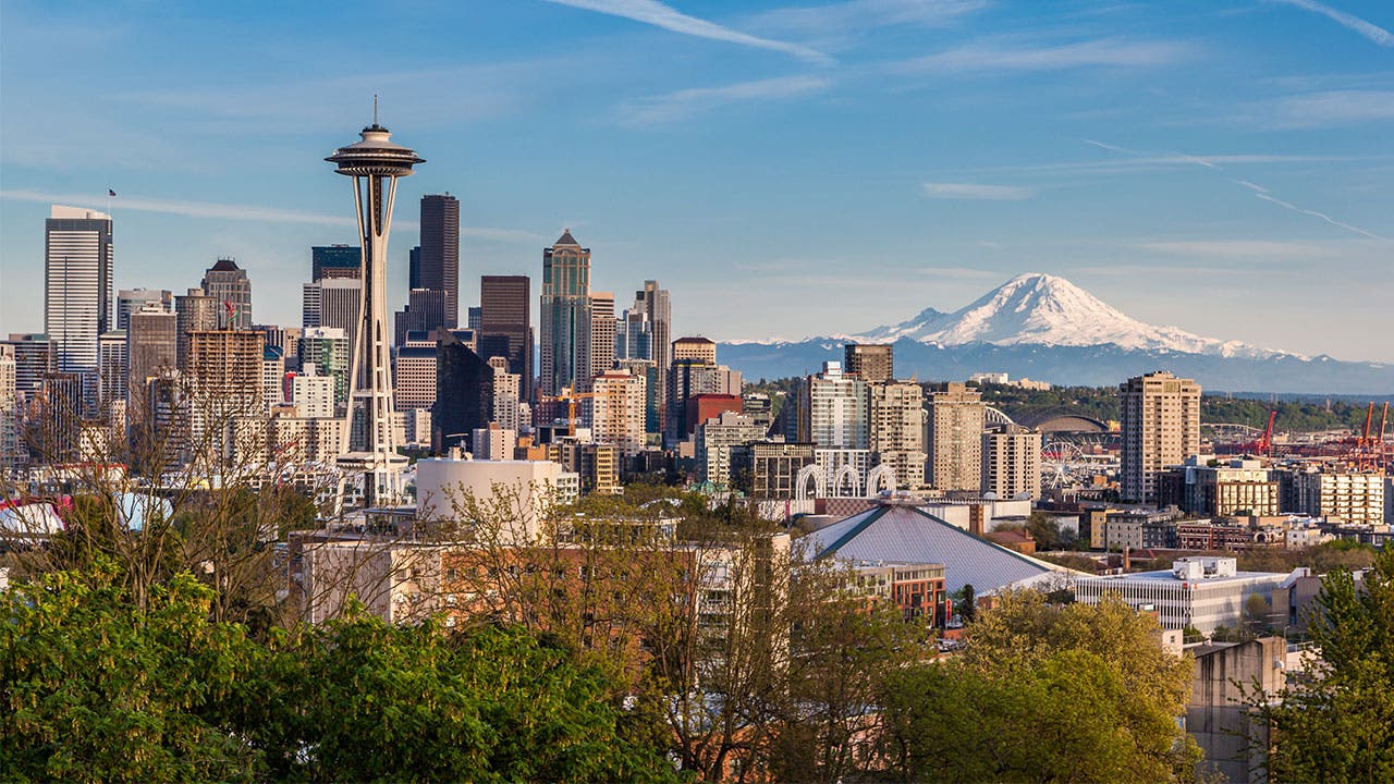Downtown Seattle and the Space Needle