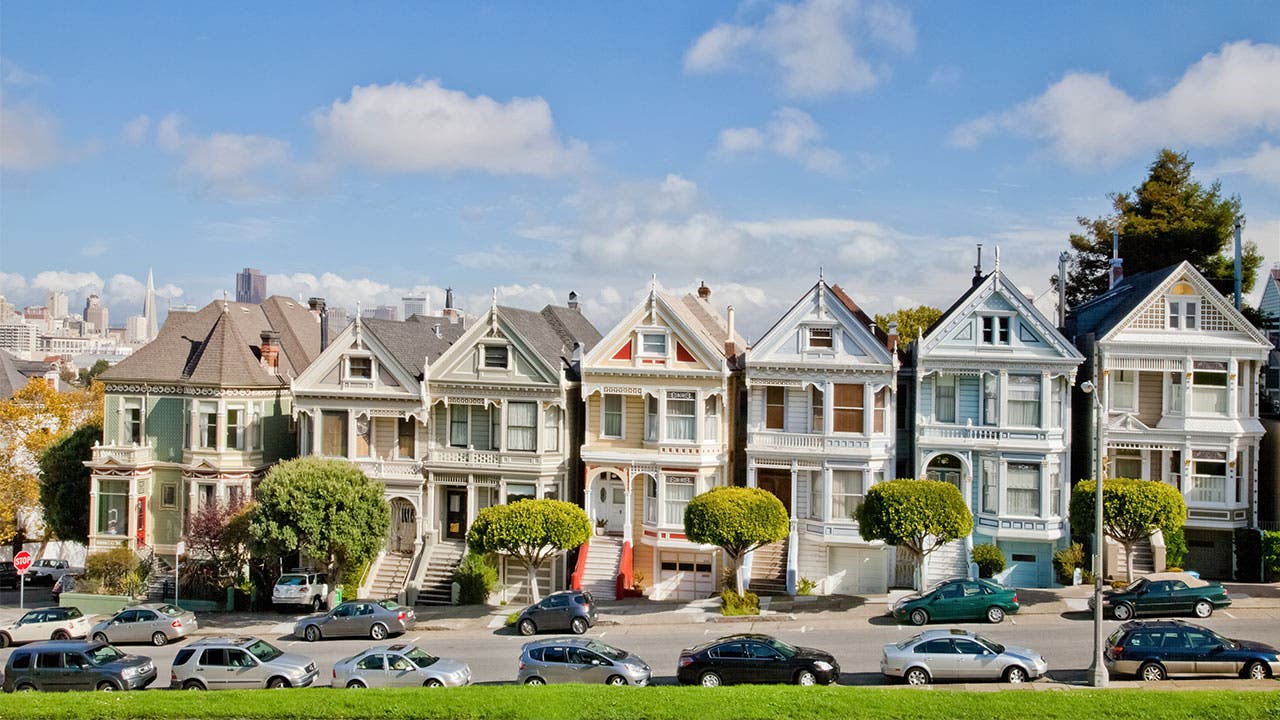 The 'Painted Ladies' in San Francisco