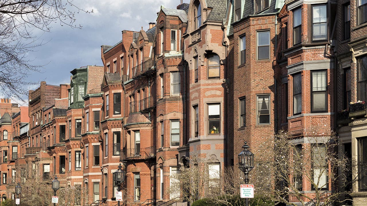 Residential buildings in Boston