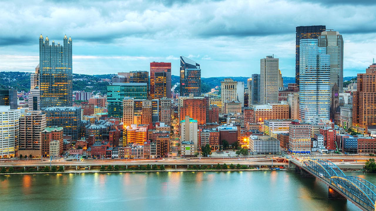 The Pittsburgh skyline