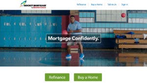 Rocket Mortgage website