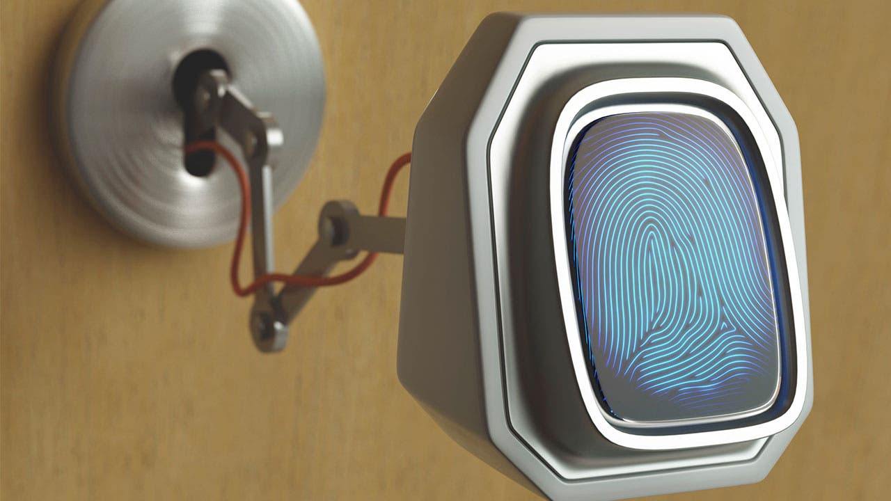 Biometric finger print security scanner