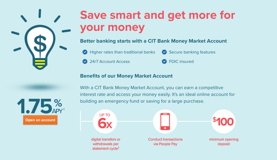 Current Rates For Money Market Accounts