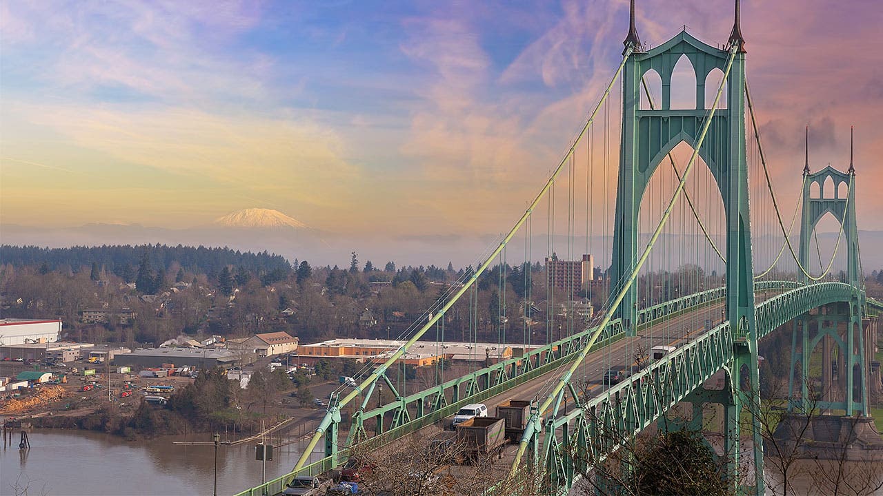 Bridge over Portland Oregon