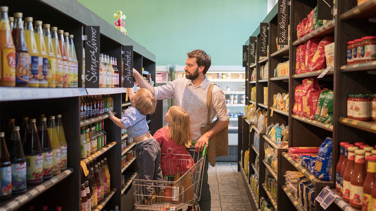 Family shopping